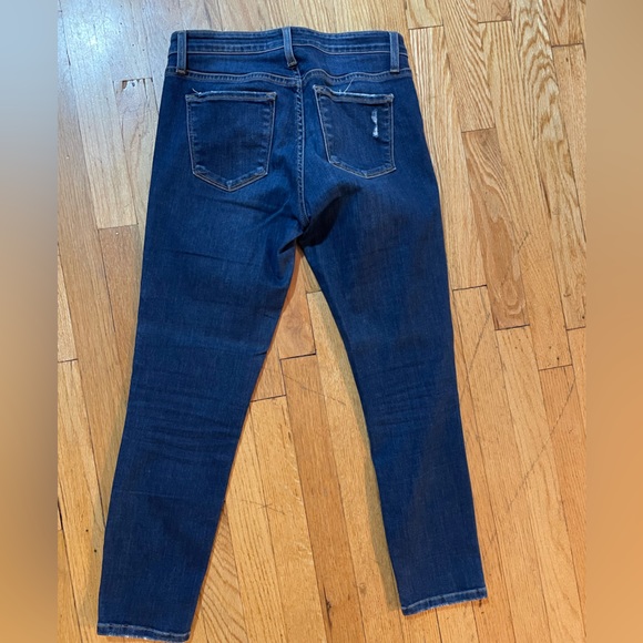 Flying Monkey Light Distress Ankle-Length Skinny Jeans - Size 26 - Picture 4 of 4
